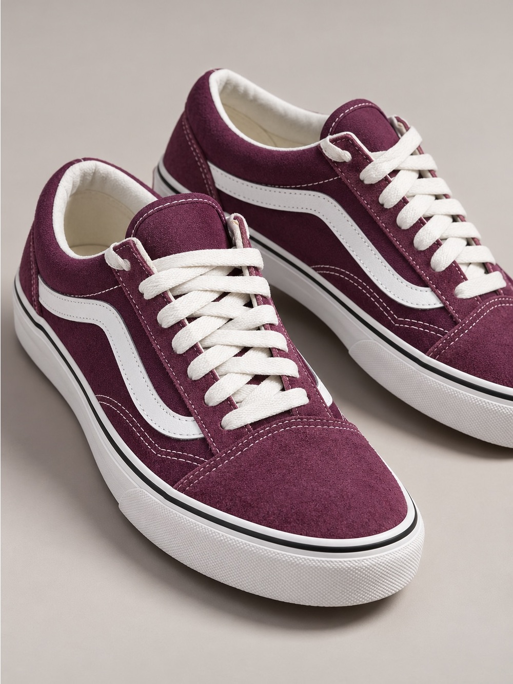 Vans Old Skool Purple Suede Canvas Sneakers Women’s 8.5 Men’s 7 EUC